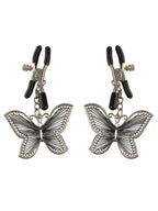 Göğüs Klipsi Kelebek Deseninde